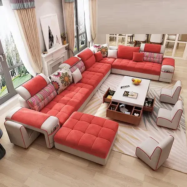 Модульные диваны – отличительные черты и особенности применения в дизайне интерьера
