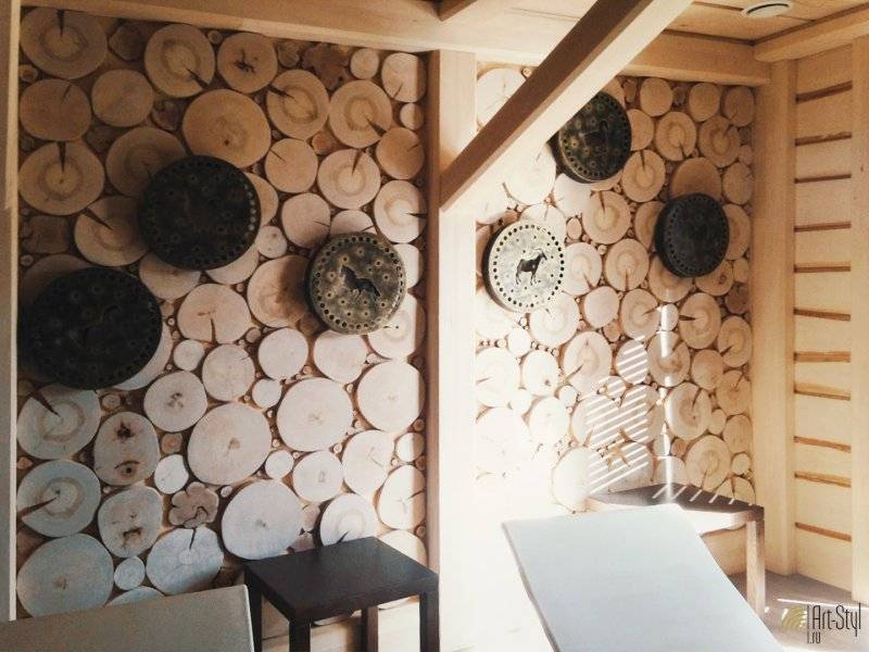 Декорирование стен с использованием спилов дерева, не знаете, что это, 
тогда к нам - dekor-dizajn.ru