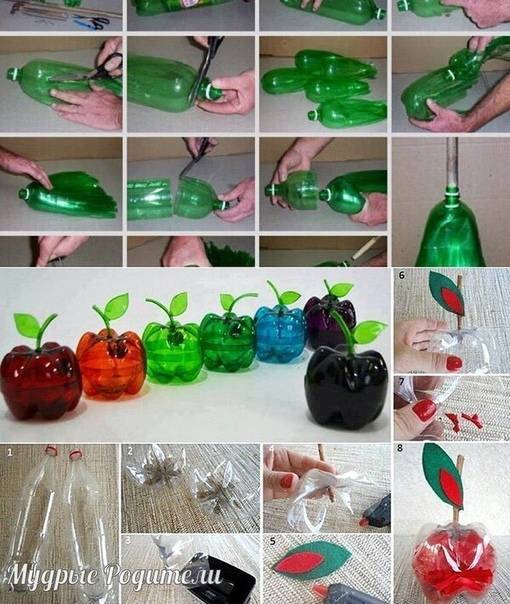 Поделки из пластиковых бутылок своими руками пошагово с фото