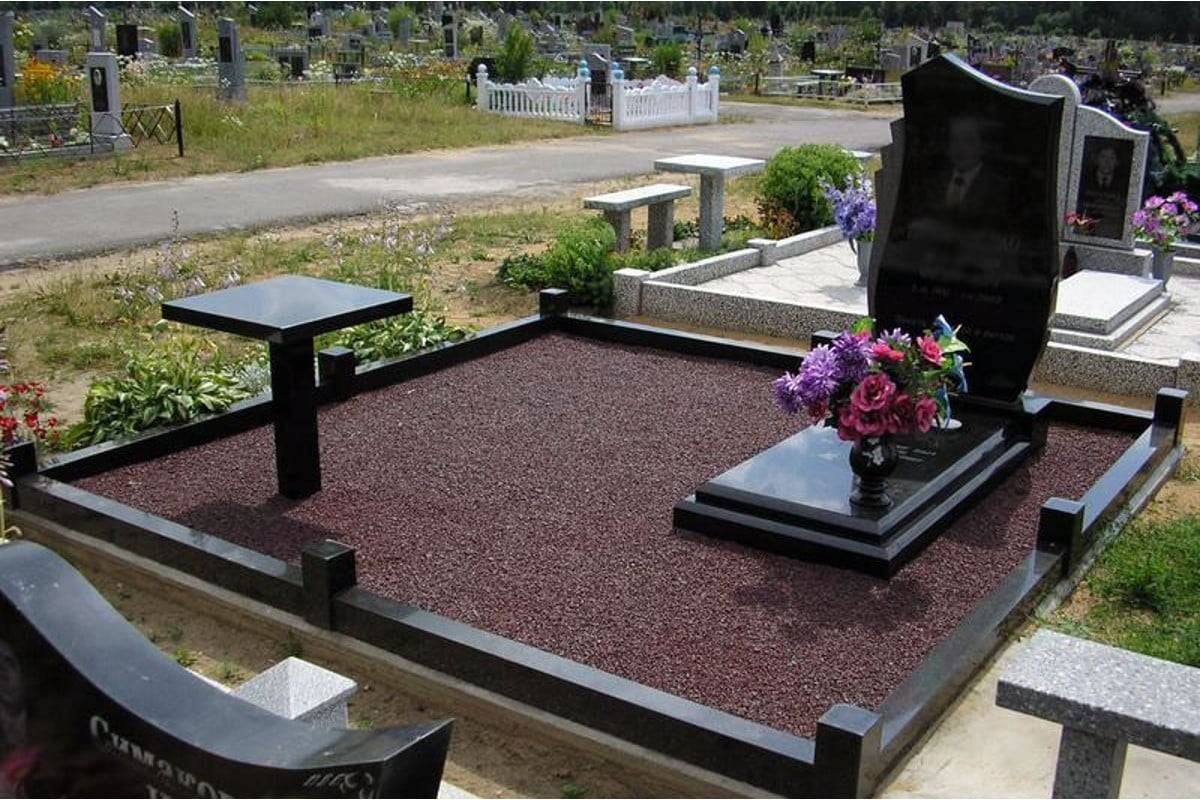 Как красиво оформить могилу на кладбище фото
