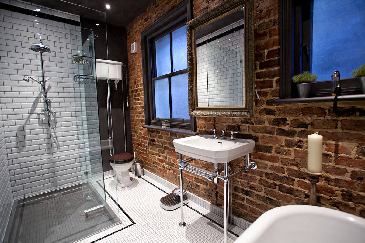Ванные лофт: 120 фото стильных и эффективных идей организации дизайна интерьера ванной комнаты