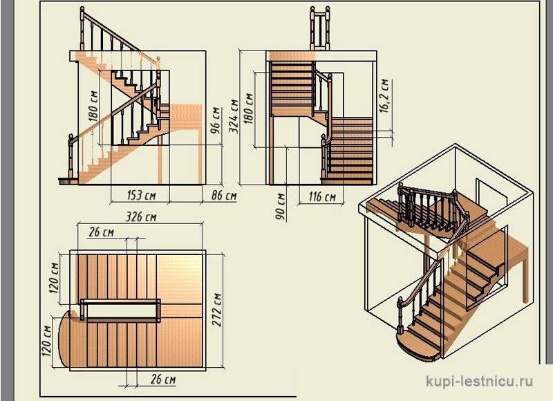 Расчет лестницы для загородного дома. размеры правильной лестницы на второй этаж - дом и стройка