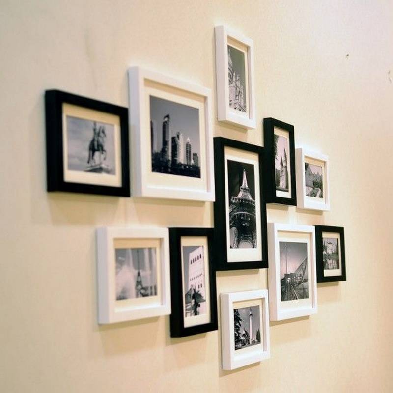 Как повесить фотографии на стену красиво и оригинально (170+ фото)? креативные идеи для ярких акцентов