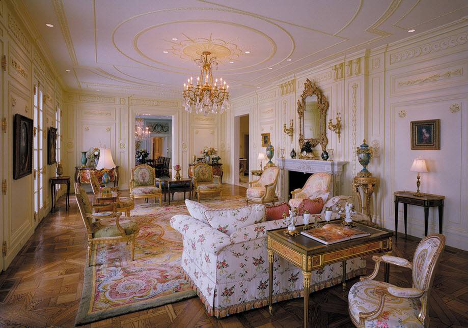 Гостиная в стиле барокко: топ-100 фото эксклюзивного дизайна со вкусом!дизайн гостиной