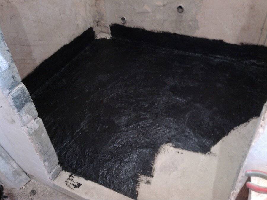 Гидроизоляция под плитку в ванной комнате