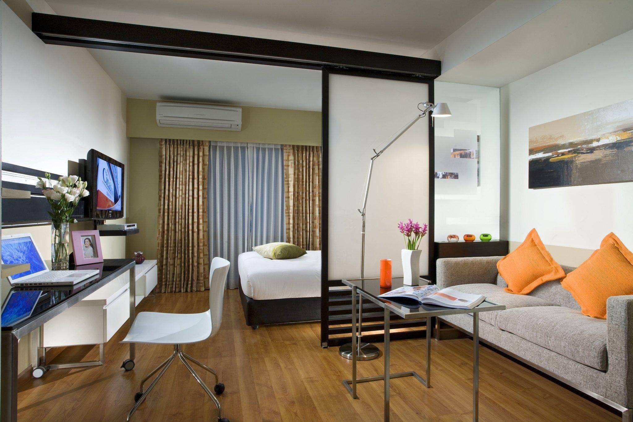 Спальня-гостиная: экономим пространство со стилем