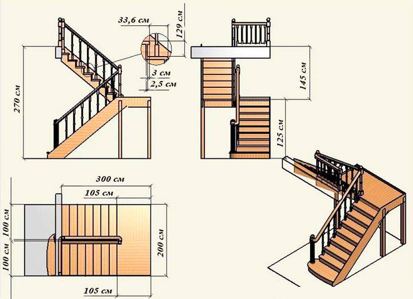 Как сделать лестницы на второй этаж в частном доме своими руками – схема и размеры, как правильно рассчитать проект