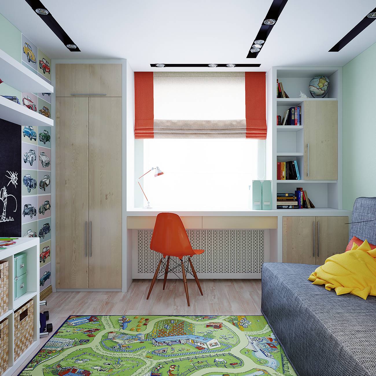 Дизайн детской комнаты 12 кв м для мальчика (20 фото) - варианты интерьера