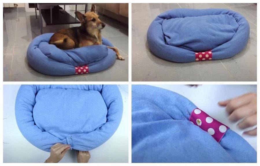 Лежак для собаки своими руками: 12 пошаговых вариантов на фото