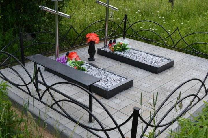 Укладка плитки на кладбище: тротуарной, гранитной, мраморной.