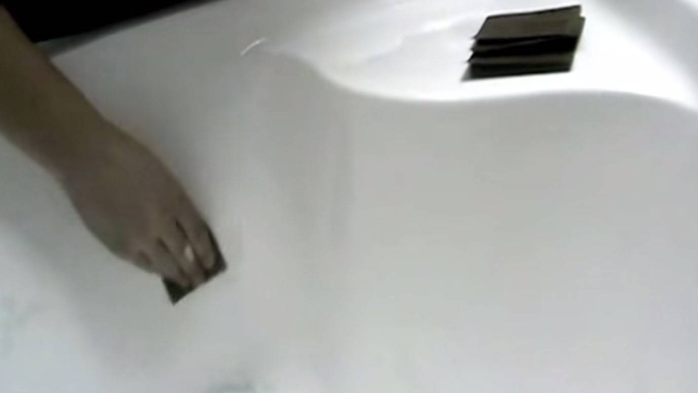 Ремонт акриловых ванн в домашних условиях и своими руками