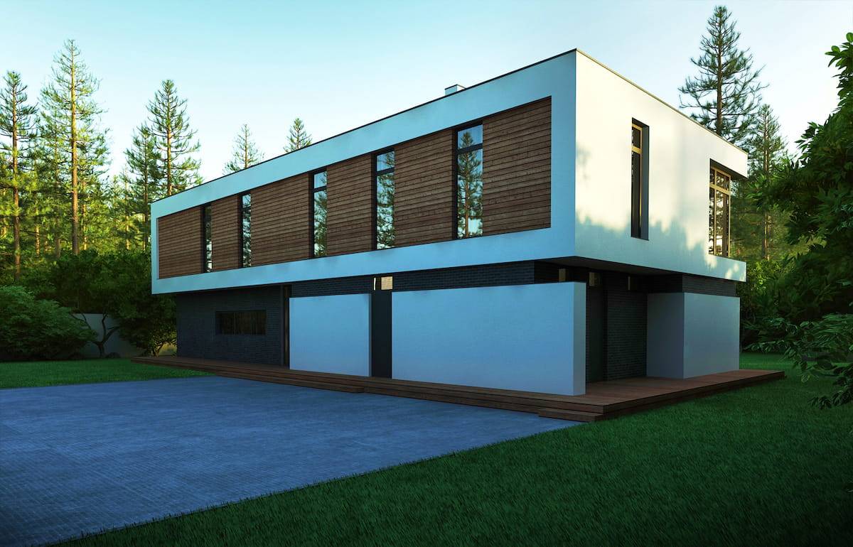 Проекты домов с плоской крышей – простые технологии постройки (одноэтажные, двухэтажные, деревянные, небольшие). современные тенденции хай-тека и минимализма (175+фото)