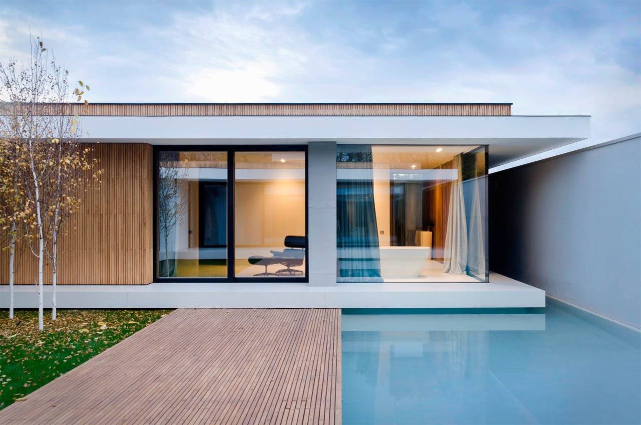 Дома в стиле минимализм — готовые типовые проекты и советы по их реализации (100 фото)
