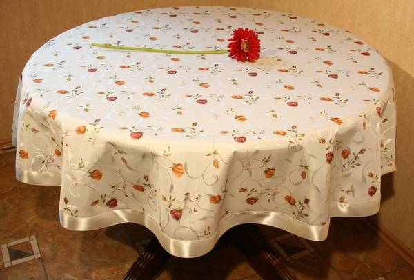 Как сшить скатерть на овальный стол своими руками: как правильно рассчитать ткань для овальной скатерти? art-textil.ru