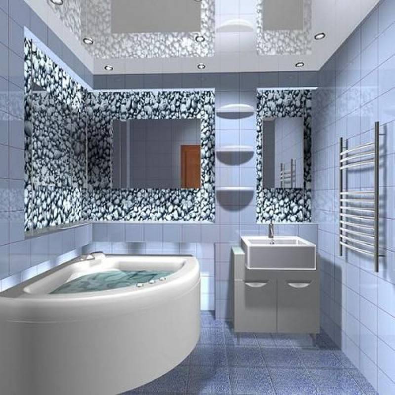 Дизайн ванной комнаты с угловой ванной: примеры оформления интерьера с фото