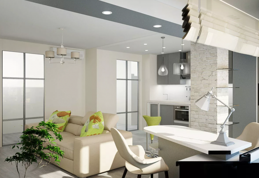 Дизайн квартиры в современном стиле — недорого, в 2022 году, со вкусом, однокомнатной, 2 комнатной квартиры, квартиры-студии, в светлых тонах, дизайнерские решения