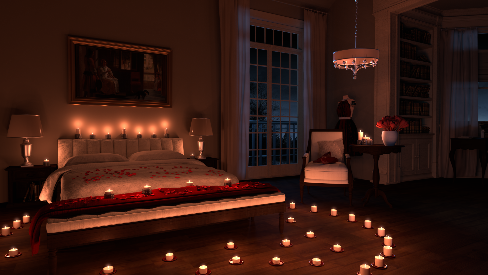 Романтика на любой вкус: 8 вдохновляющих спален во всех деталях