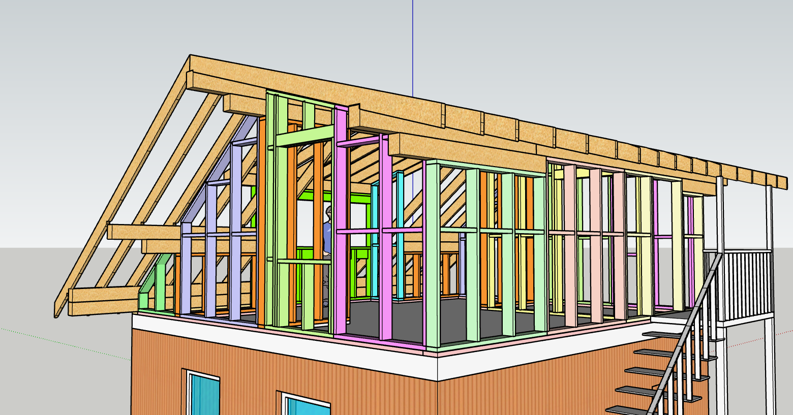 Мансарды с балконом: особенности конструкции, внесение балкона в первоначальный проект