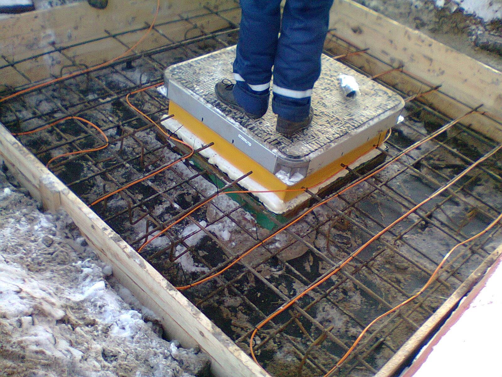 Правильная заливка бетона зимой или когда холодно