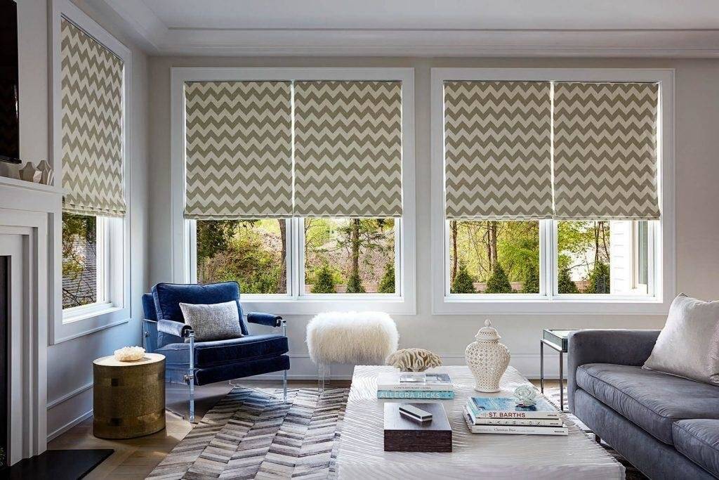 Рулонные шторы - фото 100 идей дизайна штор на пластиковые окна