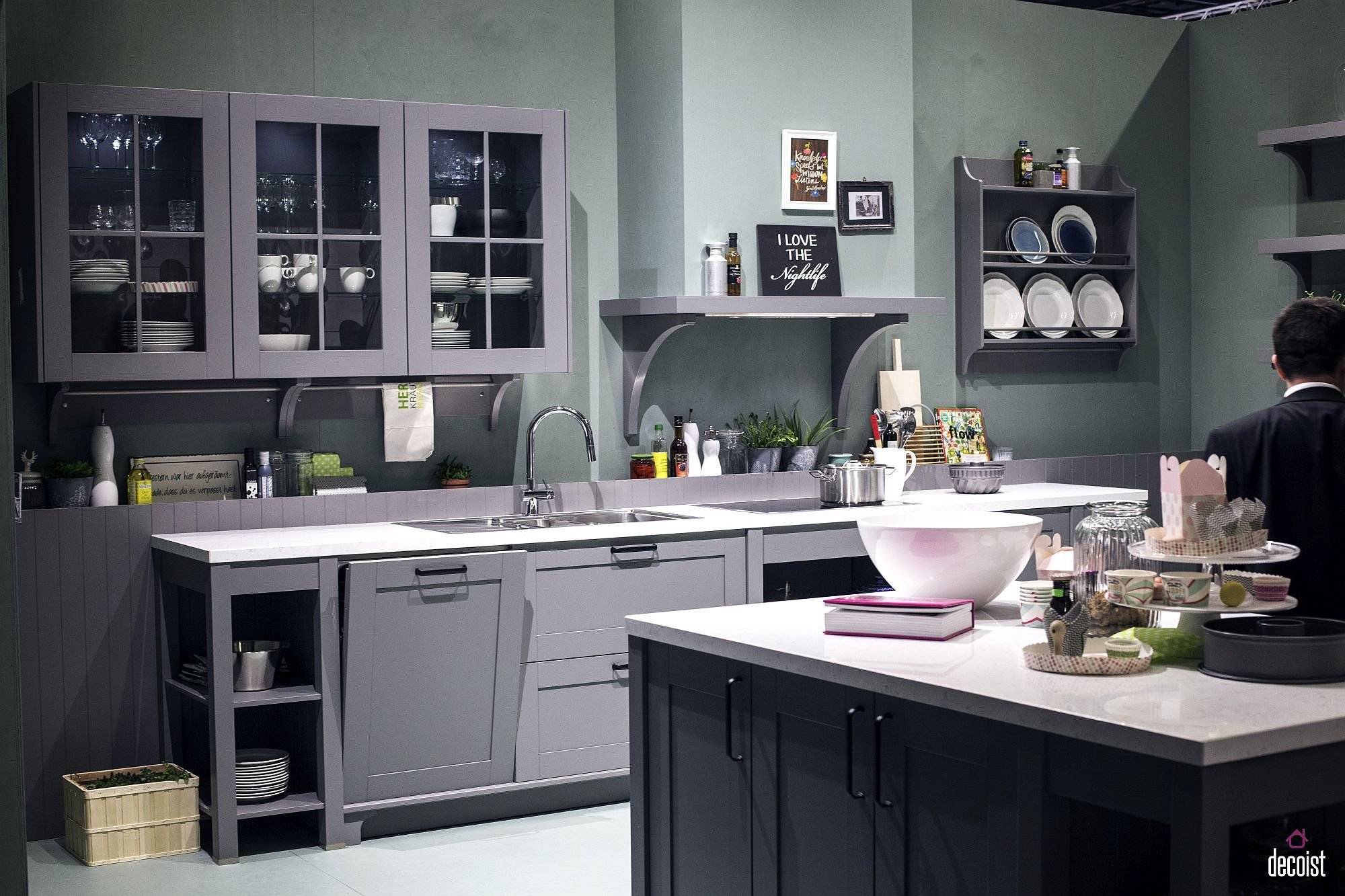 Серая кухня в интерьере: дизайн и цветовые сочетания (135 фото)