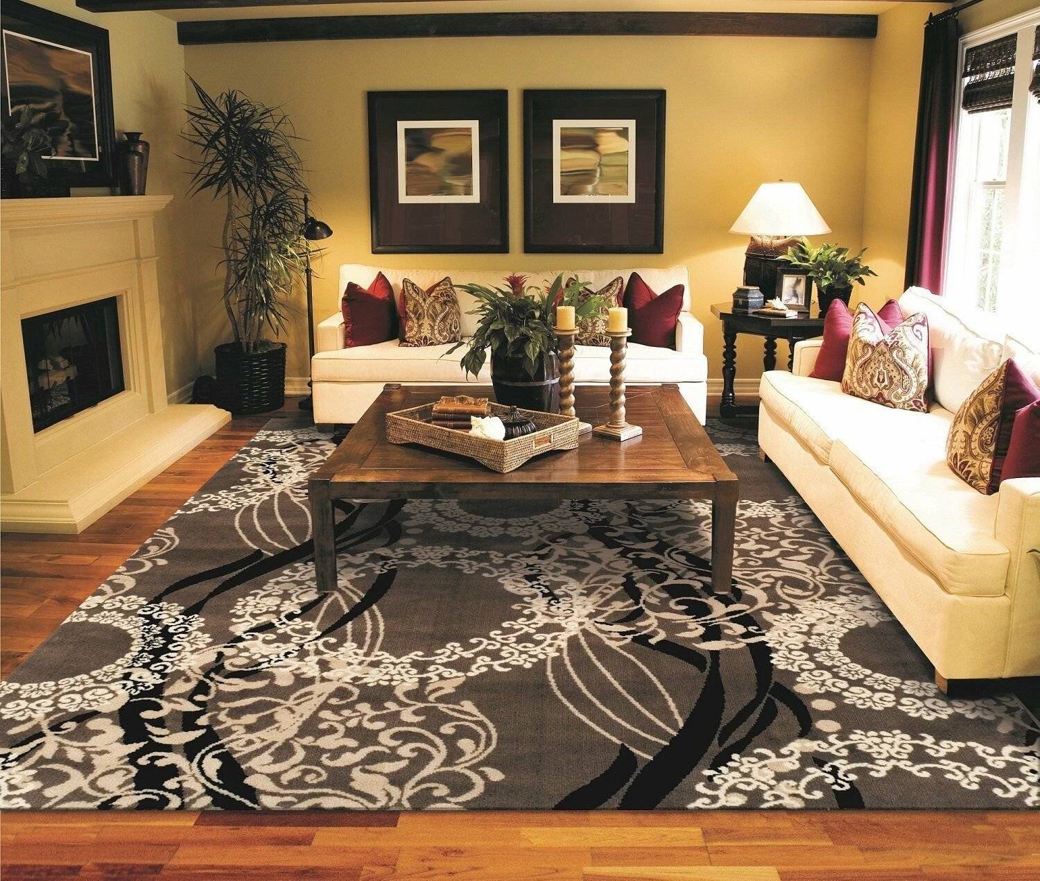 Ковры в гостиную: 160 фото стильных идей применения ковровых покрытий