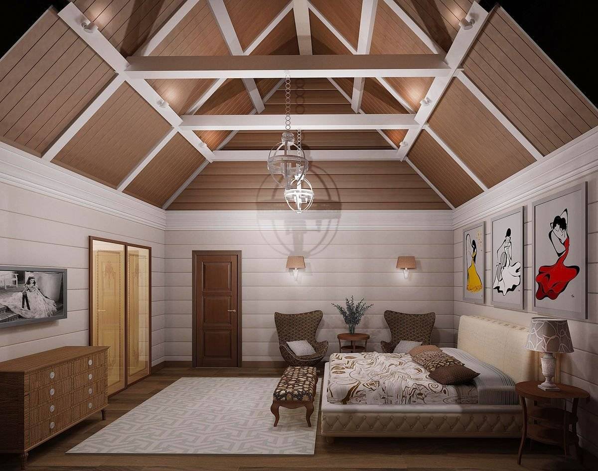 Чем обшить потолок в деревянном доме внутри: 5 современных вариантов