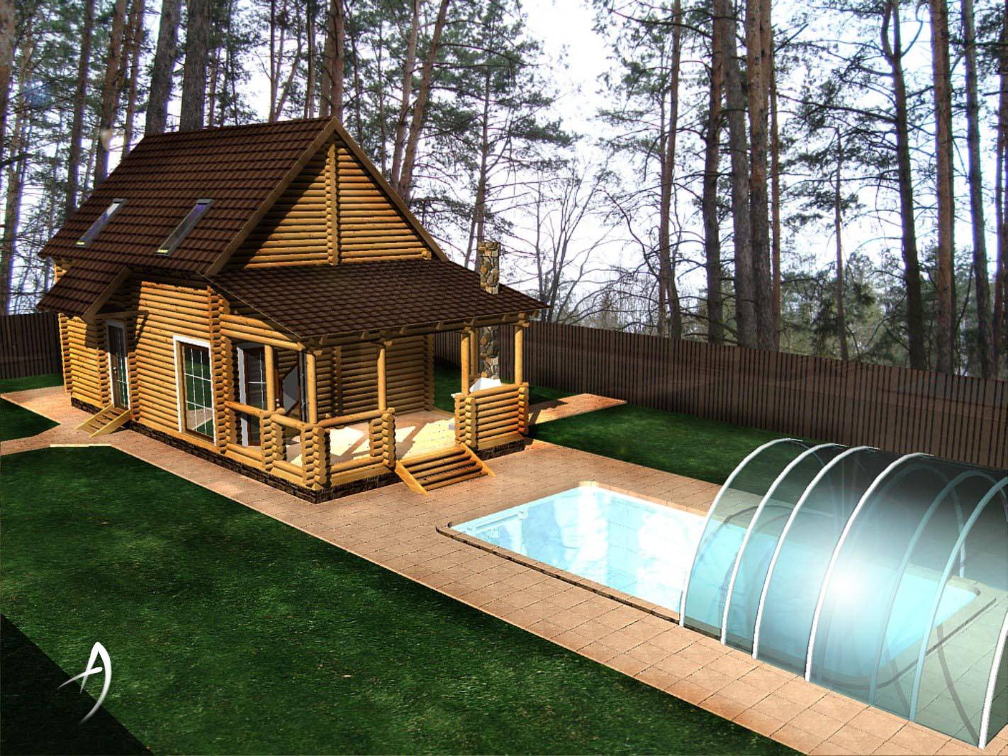 Дом с баней под одной крышей: преимущества, проекты и технология строительства