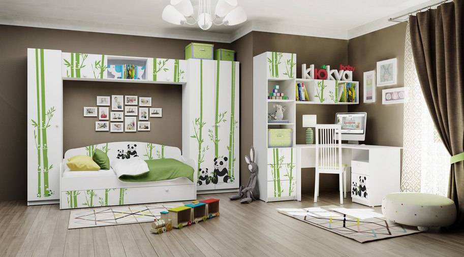 Как расставить мебель в детской комнате: 70 идей