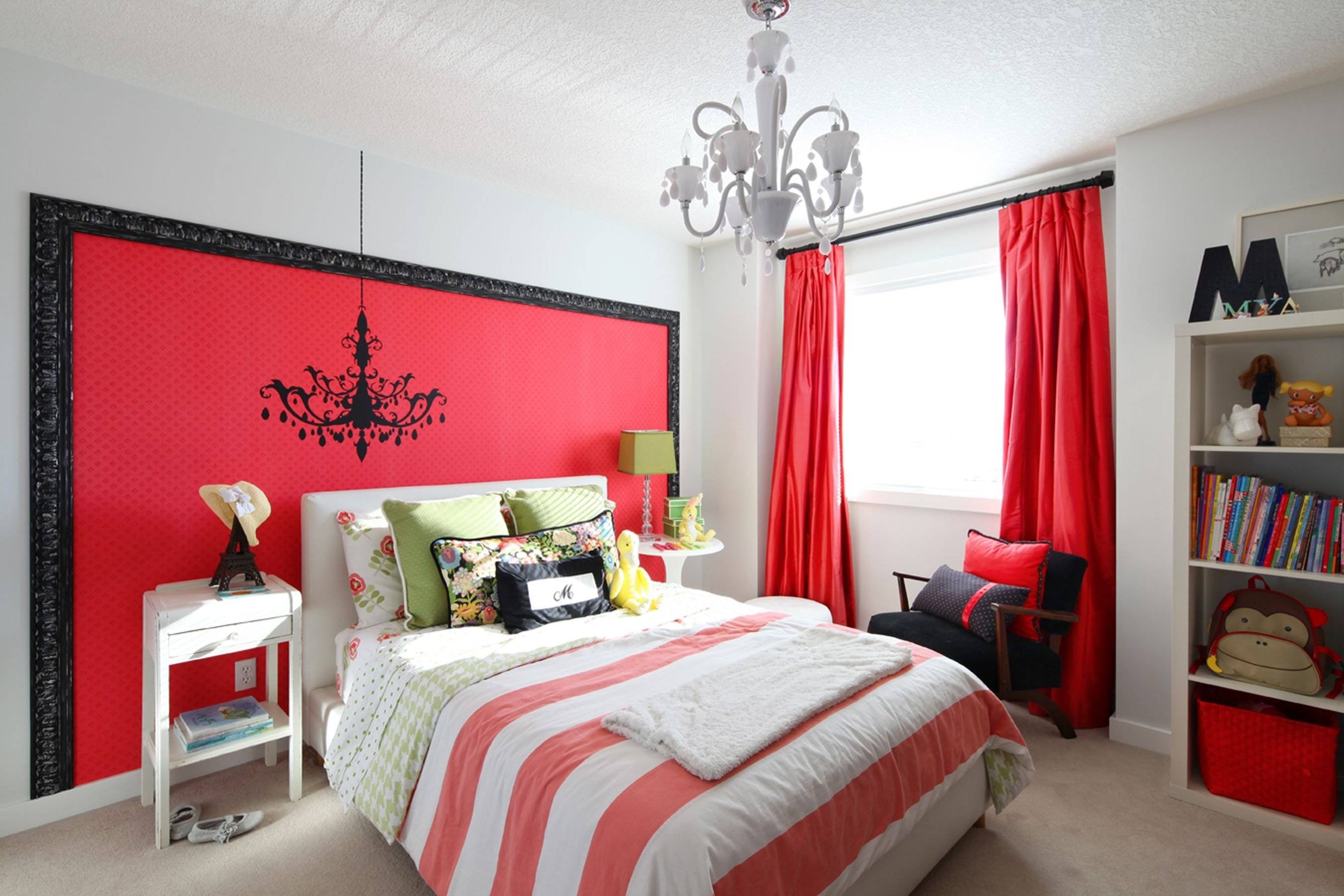 Красная спальня - 120 фото лучших идей дизайна кухни яркого цвета