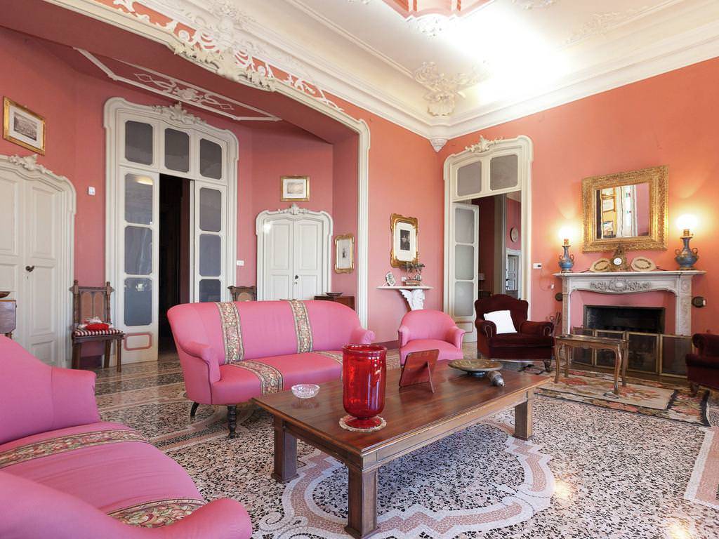 Розовая гостиная - 60 фото интерьеров