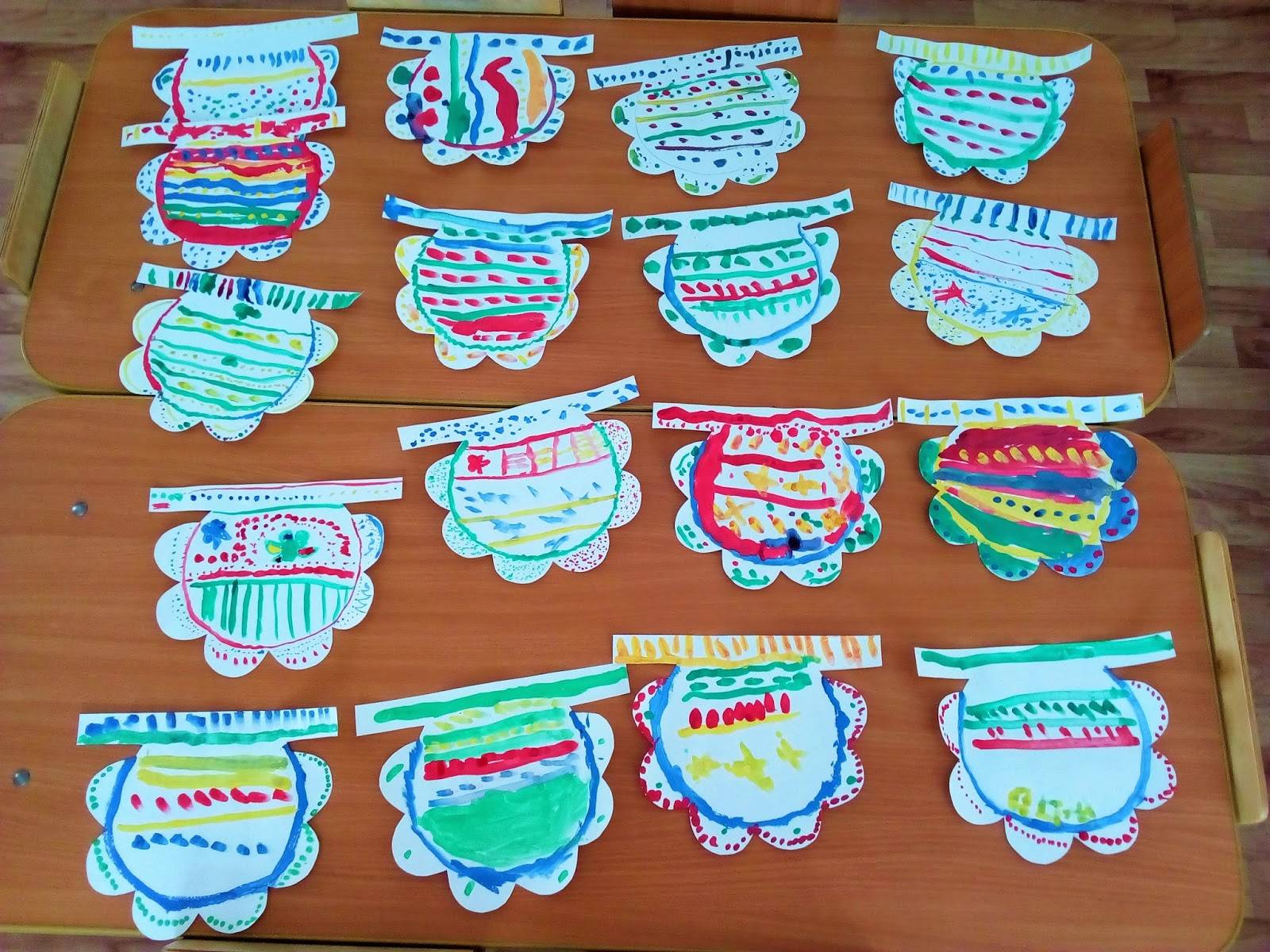 Занятие по декоративному рисованию «украшение фартука» в средней группе. воспитателям детских садов, школьным учителям и педагогам - маам.ру