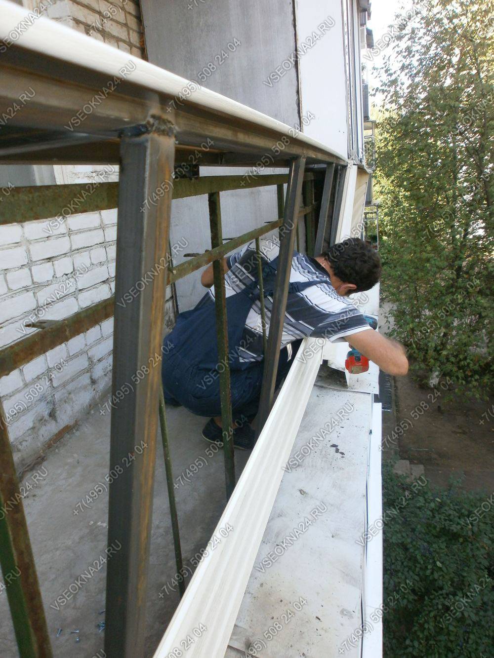 Обшивка балкона профнастилом: пошаговая инструкция