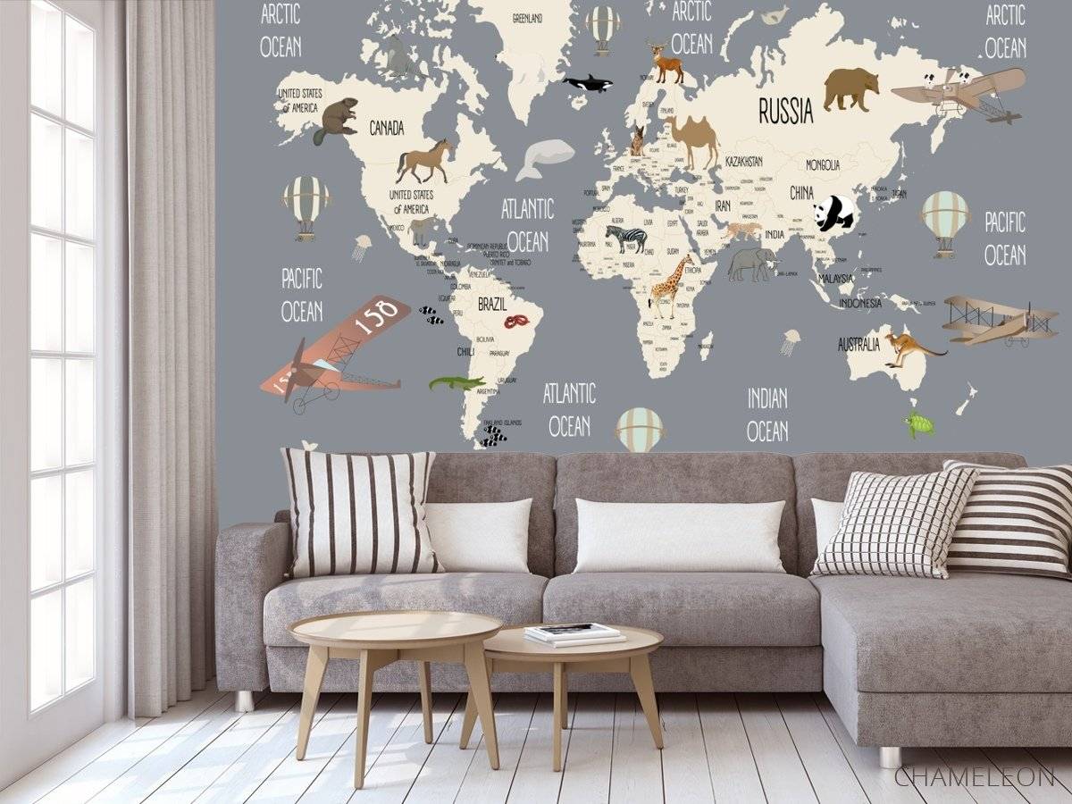 Декоративная штукатурка «карта мира» (30 фото): фактурный материал в интерьере на стене