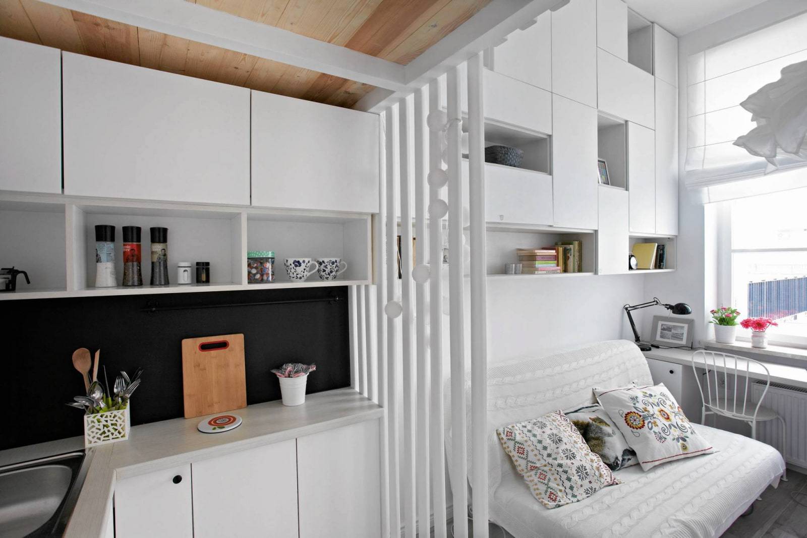 Спальное место на кухне: 65 фото, дизайн и зонирование