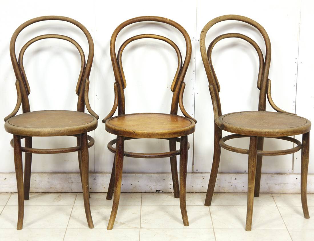 Венский стул классический с мягким сиденьем для кухни, металлические и старинные из дерева