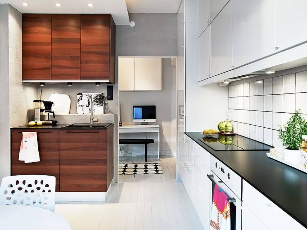 Дизайн маленькой кухни: 93 фото интерьеров и идеи ремонта