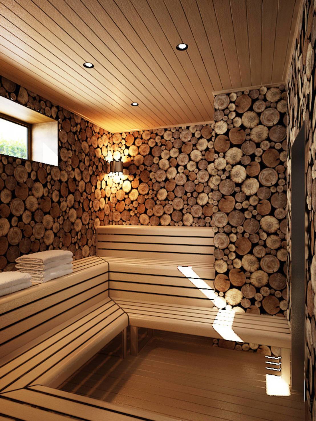 50 фото-идей отделки бани внутри: выбор стиля и сорта дерева
