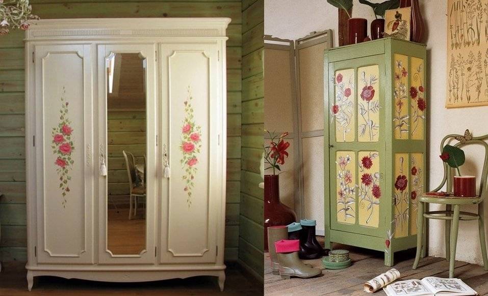Как обновить старый шкаф, шкаф купе своими руками: способы реставрации и покраски