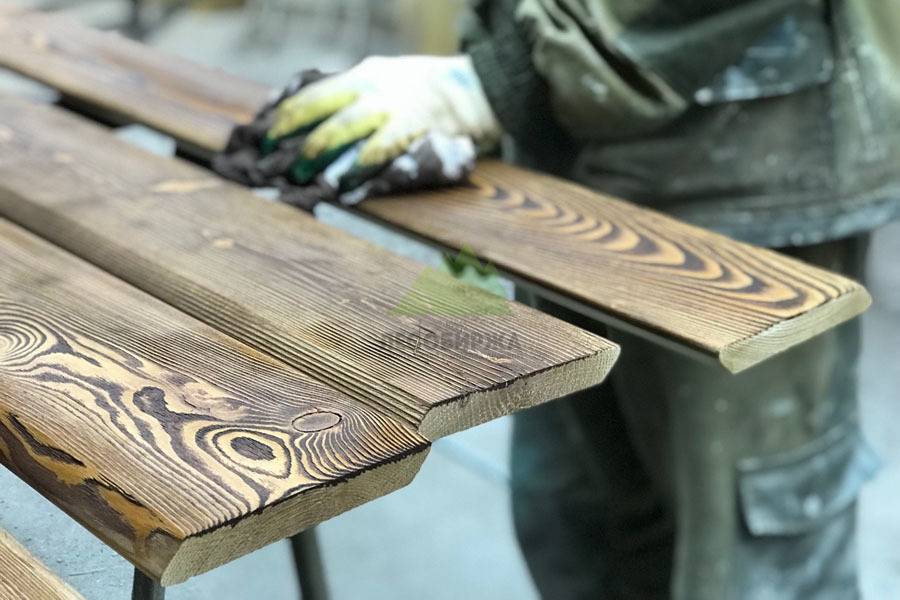 Браширование древесины своими руками | как придать эффект старения деревянным поделкам