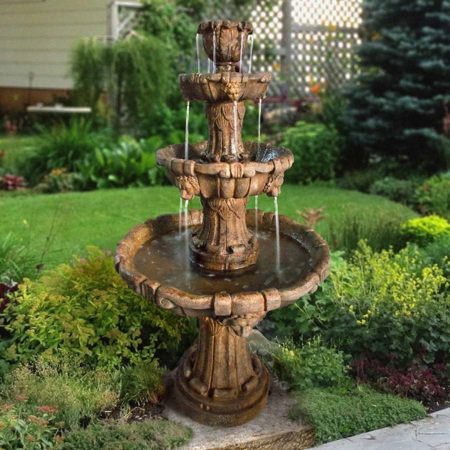 Садовые фонтаны в ландшафте – 50 фото, дизайн-идеи - каталог статей на сайте - домстрой