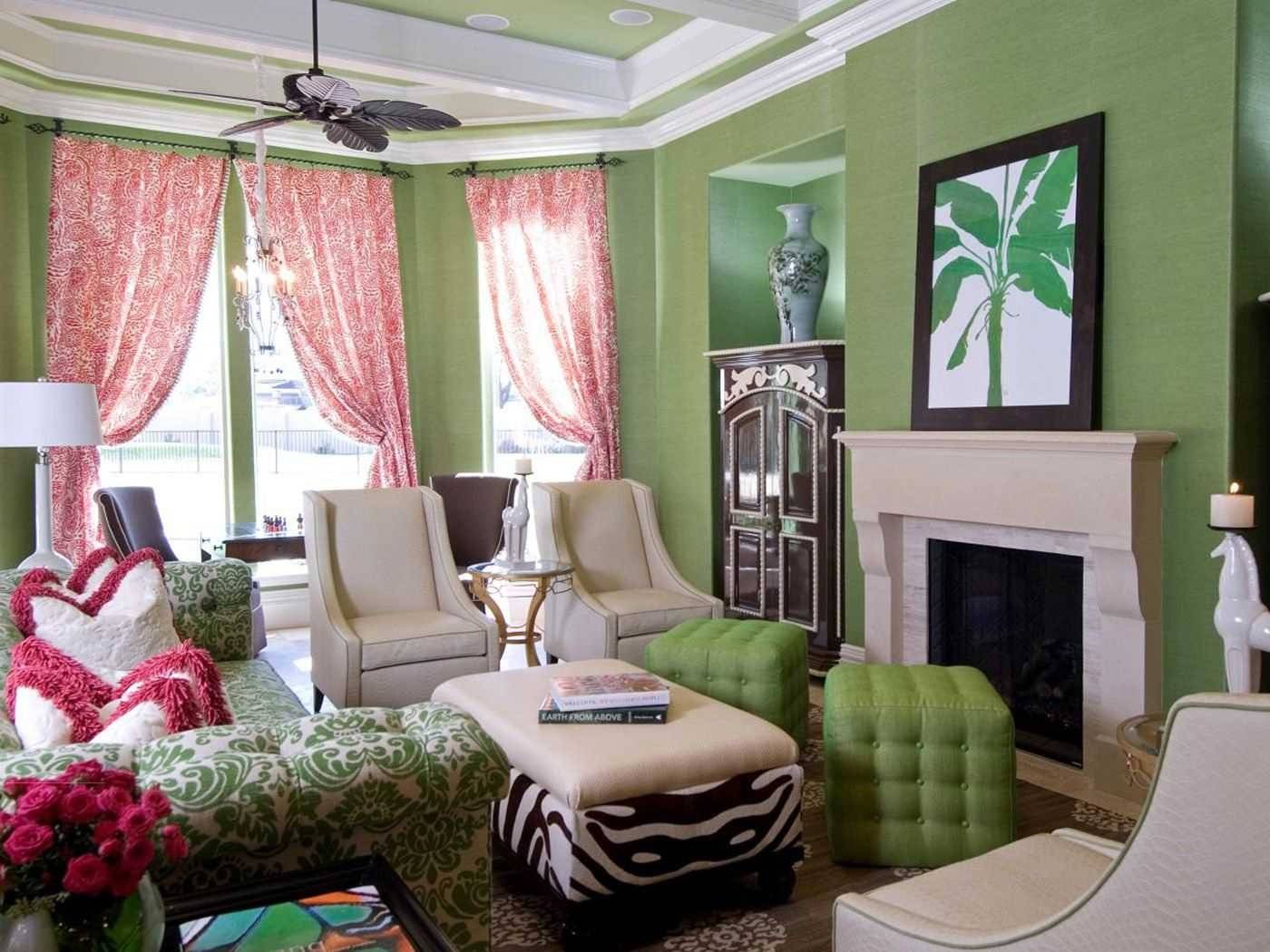 Зеленый цвет в интерьере — сочетание с другими цветами: фото идеи для гостиной, спальни, кухни, детской