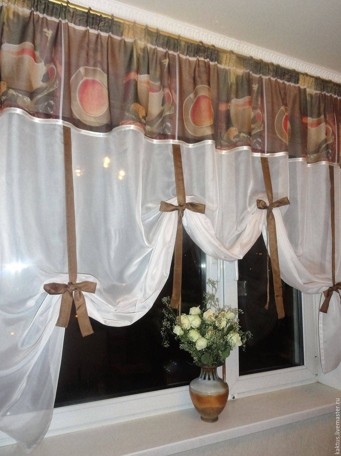 Пошив штор на кухню своими руками: пошаговая инструкция с готовыми выкройками, советы по выбору фасона, ткани, стиля кухонных занавесок