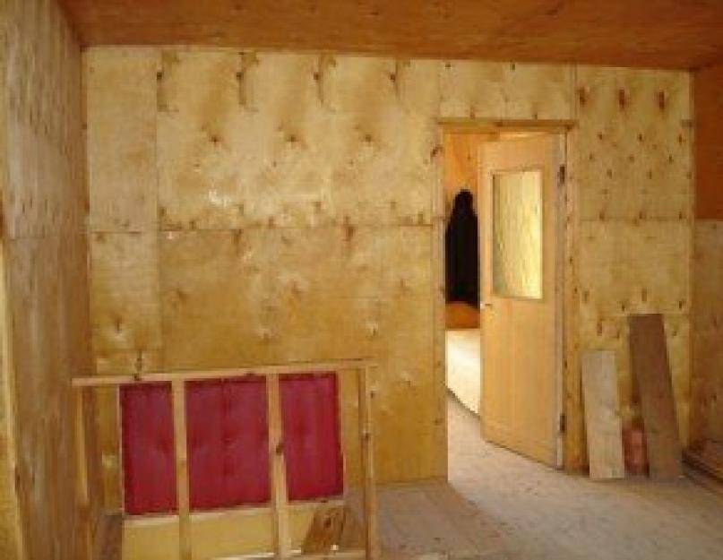 Обшивка стен фанерой внутри дома своими руками: технология отделки, декоративные плиты (фото)