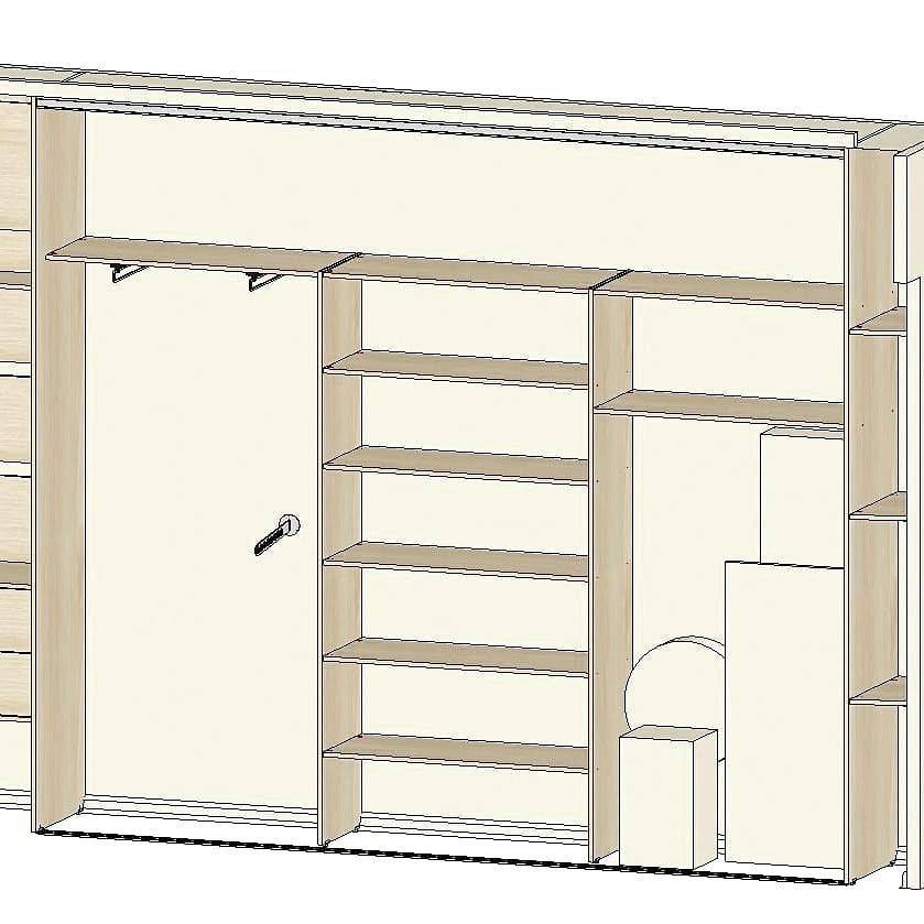 Как сделать шкаф купе своими руками: чертежи, описание изготовления, схемы с размерами