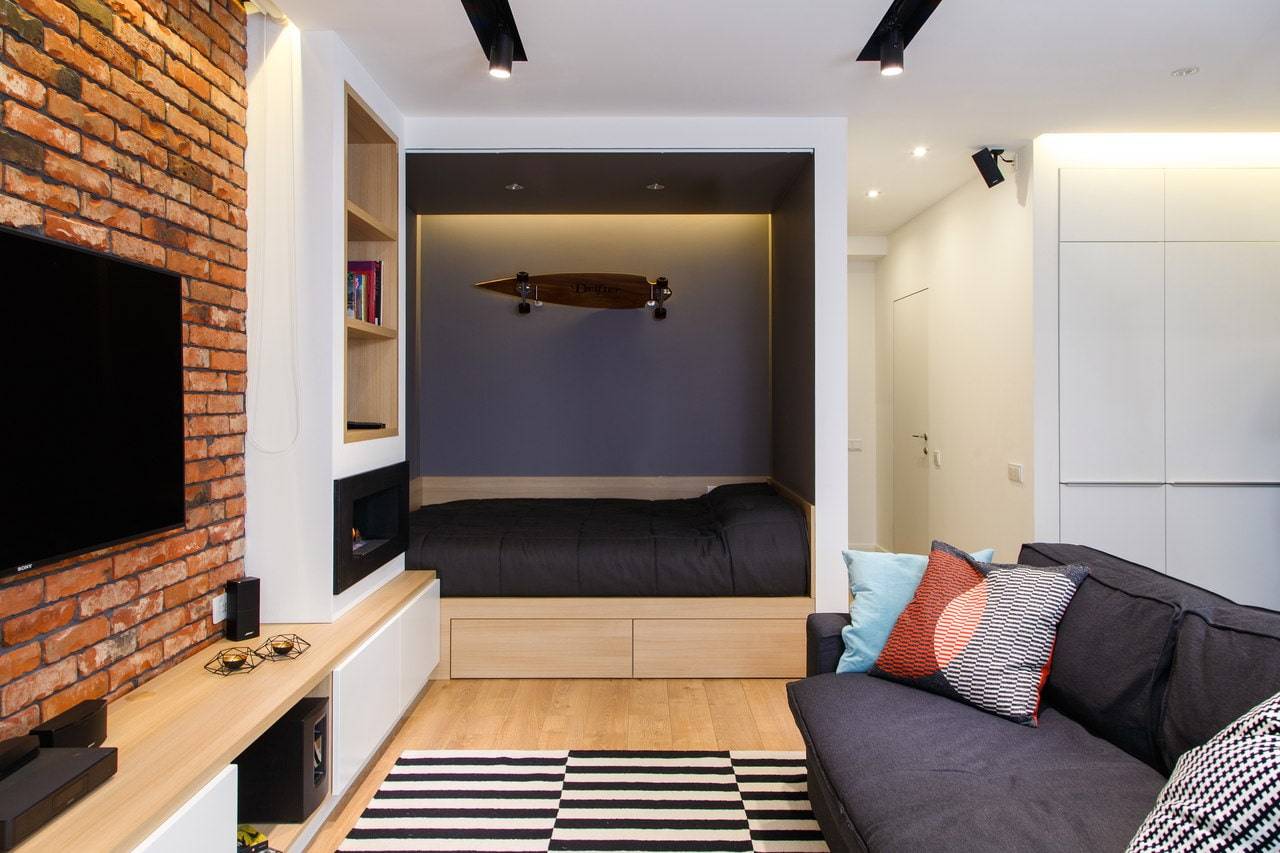 Дизайн однокомнатной квартиры с нишей | онлайн-журнал о ремонте и дизайне