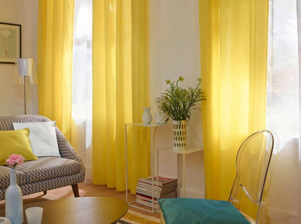 Желтые шторы — лучшие сочетания, удачные комбинации и интересные проекты оформления при помощи штор желтого цвета (115 фото)