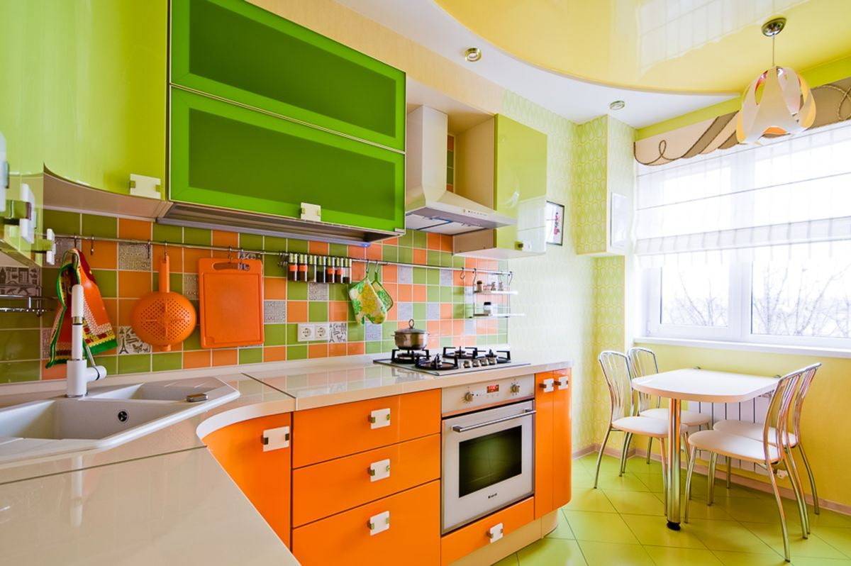 Сочетание цветов в интерьере кухни - 100 фото идей обустройства красивого дизайна на кухне