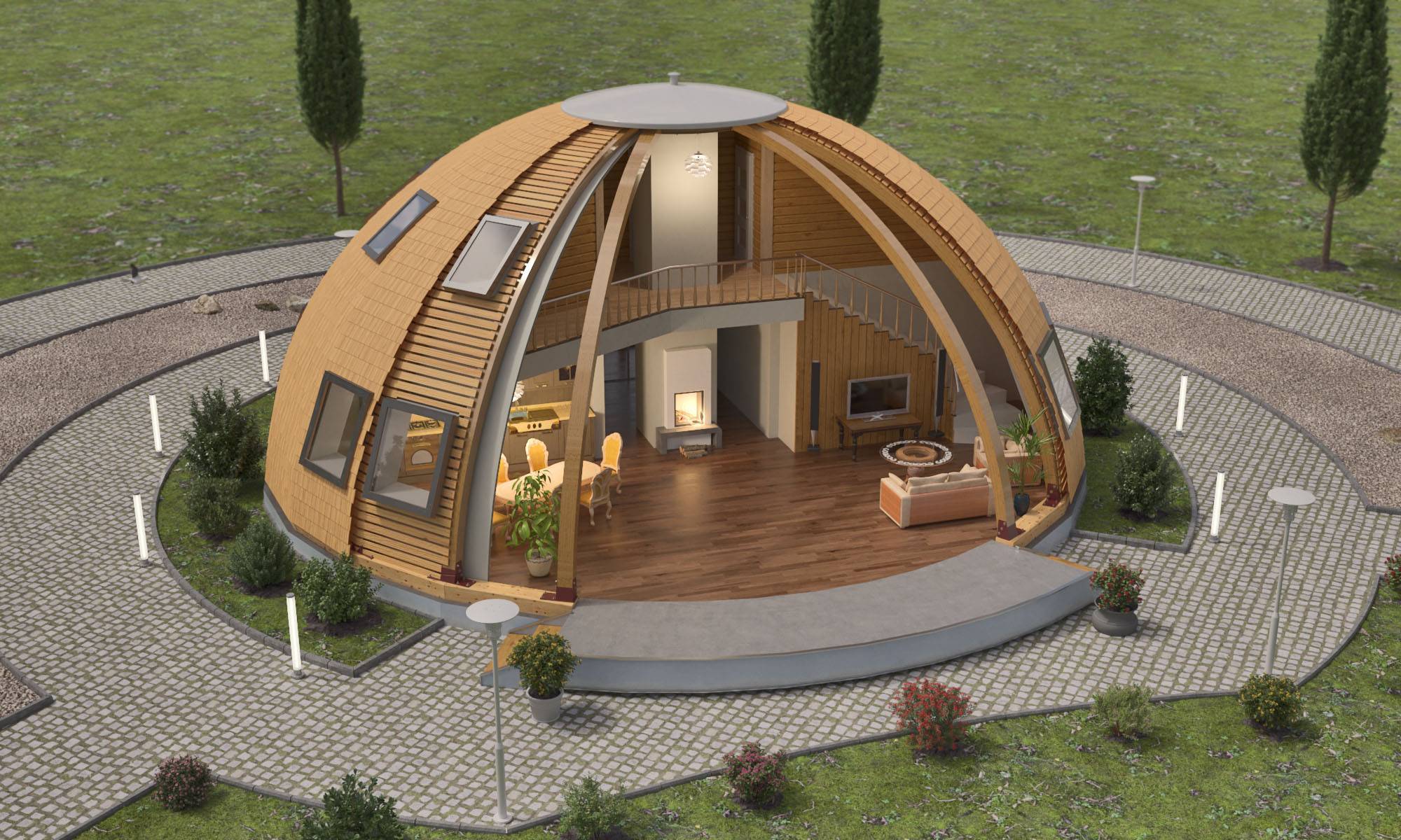 Сферические (купольные) дома: конструкции, особенности планировки - блог ремстрой-про