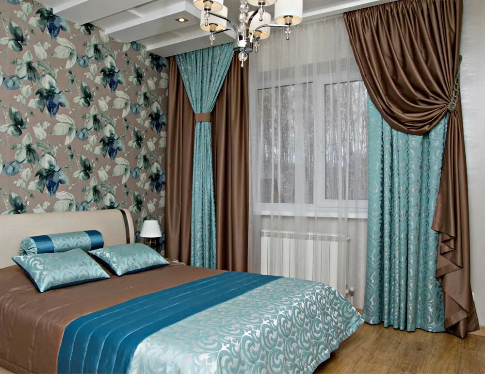 Дизайн штор для спальни - 144 фото современных и стильных новинок